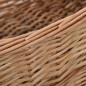 vidaXL Holzkorb mit Tragegriffen 88 x 57 x 34 cm Natur Weide vidaXL Holzkorb mit Tragegriffen 88 x 57 x 34 cm Natur Weide