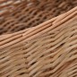 vidaXL Holzkorb mit Tragegriffen 88 x 57 x 34 cm Natur Weide vidaXL Holzkorb mit Tragegriffen 88 x 57 x 34 cm Natur Weide