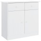 vidaXL Sideboard ALTA Weiß 77x35x73 cm Massivholz Kiefer vidaXL Sideboard ALTA Weiß 77x35x73 cm Massivholz Kiefer