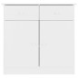 vidaXL Sideboard ALTA Weiß 77x35x73 cm Massivholz Kiefer vidaXL Sideboard ALTA Weiß 77x35x73 cm Massivholz Kiefer