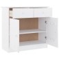 vidaXL Sideboard ALTA Weiß 77x35x73 cm Massivholz Kiefer vidaXL Sideboard ALTA Weiß 77x35x73 cm Massivholz Kiefer