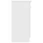 vidaXL Sideboard ALTA Weiß 77x35x73 cm Massivholz Kiefer vidaXL Sideboard ALTA Weiß 77x35x73 cm Massivholz Kiefer