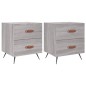vidaXL Nachttische 2 Stk. Grau Sonoma 40x35x47,5 cm Holzwerkstoff vidaXL Nachttische 2 Stk. Grau Sonoma 40x35x47,5 cm Holzwerkstoff