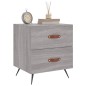 vidaXL Nachttische 2 Stk. Grau Sonoma 40x35x47,5 cm Holzwerkstoff vidaXL Nachttische 2 Stk. Grau Sonoma 40x35x47,5 cm Holzwerkstoff