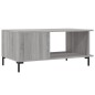 vidaXL Couchtisch Grau Sonoma 90x50x40 cm Holzwerkstoff vidaXL Couchtisch Grau Sonoma 90x50x40 cm Holzwerkstoff