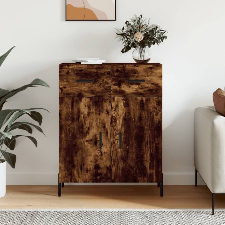 vidaXL Sideboard Räuchereiche 69,5x34x90 cm Holzwerkstoff