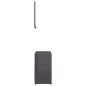vidaXL Badmöbel-Set Hochglanz-Grau Holzwerkstoff vidaXL Badmöbel-Set Hochglanz-Grau Holzwerkstoff