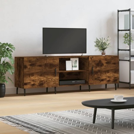 vidaXL TV-Schrank Räuchereiche 150x30x50 cm Holzwerkstoff