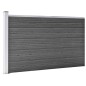 vidaXL Zaunelement WPC 175x105 cm Schwarz vidaXL Zaunelement WPC 175x105 cm Schwarz