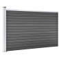 vidaXL Zaunelement WPC 175x105 cm Schwarz vidaXL Zaunelement WPC 175x105 cm Schwarz