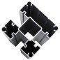 vidaXL Zaunelement WPC 175x105 cm Schwarz vidaXL Zaunelement WPC 175x105 cm Schwarz