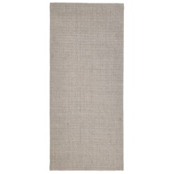 vidaXL Teppich Natur Sisal 66x150 cm Sandfarbe