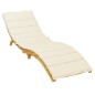 vidaXL Sonnenliegen-Auflage Creme 200x50x3 cm Oxford-Gewebe vidaXL Sonnenliegen-Auflage Creme 200x50x3 cm Oxford-Gewebe