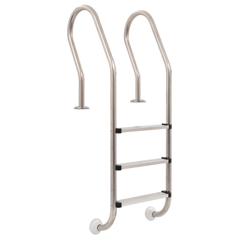 vidaXL Pool-Leiter 3 Stufen 120 cm Edelstahl 304 vidaXL Pool-Leiter 3 Stufen 120 cm Edelstahl 304