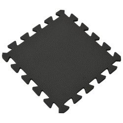 vidaXL Bodenmatten 54 Stk. 4,86 m² EVA-Schaumstoff Schwarz