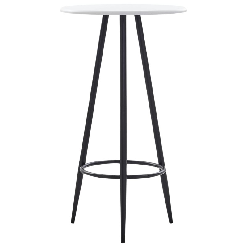 vidaXL Bartisch Weiß 60×107,5 cm MDF vidaXL Bartisch Weiß 60×107,5 cm MDF