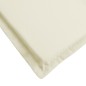 vidaXL Sonnenliegen-Auflage Creme 200x50x3 cm Oxford-Gewebe vidaXL Sonnenliegen-Auflage Creme 200x50x3 cm Oxford-Gewebe