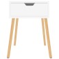 vidaXL Nachttische 2 Stk. Hochglanz-Weiß 40x40x56 cm Holzwerkstoff vidaXL Nachttische 2 Stk. Hochglanz-Weiß 40x40x56 cm Holzwerkstoff