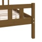 vidaXL Massivholzbett Honigbraun 140x190 cm vidaXL Massivholzbett Honigbraun 140x190 cm