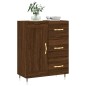 vidaXL Sideboard Braun Eichen-Optik 69,5x34x90 cm Holzwerkstoff vidaXL Sideboard Braun Eichen-Optik 69,5x34x90 cm Holzwerkstoff