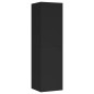 vidaXL TV-Schrank Schwarz 30,5x30x110 cm Holzwerkstoff vidaXL TV-Schrank Schwarz 30,5x30x110 cm Holzwerkstoff