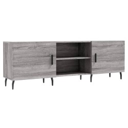 vidaXL TV-Schrank Grau Sonoma 150x30x50 cm Holzwerkstoff