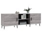 vidaXL TV-Schrank Grau Sonoma 150x30x50 cm Holzwerkstoff vidaXL TV-Schrank Grau Sonoma 150x30x50 cm Holzwerkstoff