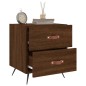 vidaXL Nachttische 2Stk. Braun Eichen-Optik 40x35x47,5cm Holzwerkstoff vidaXL Nachttische 2Stk. Braun Eichen-Optik 40x35x47,5cm Holzwerkstoff