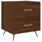 vidaXL Nachttische 2Stk. Braun Eichen-Optik 40x35x47,5cm Holzwerkstoff vidaXL Nachttische 2Stk. Braun Eichen-Optik 40x35x47,5cm Holzwerkstoff