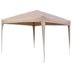 HI Faltbares Partyzelt 3 x 3 m Beige