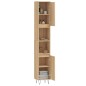 vidaXL Badschrank Sonoma-Eiche 30x30x190 cm Holzwerkstoff vidaXL Badschrank Sonoma-Eiche 30x30x190 cm Holzwerkstoff