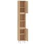 vidaXL Badschrank Sonoma-Eiche 30x30x190 cm Holzwerkstoff vidaXL Badschrank Sonoma-Eiche 30x30x190 cm Holzwerkstoff