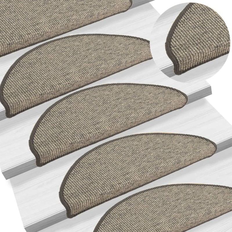 vidaXL Stufenmatten Selbstklebend 15 Stk. Grau und Beige 65x21x4 cm vidaXL Stufenmatten Selbstklebend 15 Stk. Grau und Beige 65x21x4 cm