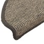 vidaXL Stufenmatten Selbstklebend 15 Stk. Grau und Beige 65x21x4 cm vidaXL Stufenmatten Selbstklebend 15 Stk. Grau und Beige 65x21x4 cm
