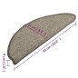 vidaXL Stufenmatten Selbstklebend 15 Stk. Grau und Beige 65x21x4 cm vidaXL Stufenmatten Selbstklebend 15 Stk. Grau und Beige 65x21x4 cm