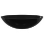 vidaXL Waschbecken Glas 50x37x14 cm Schwarz vidaXL Waschbecken Glas 50x37x14 cm Schwarz
