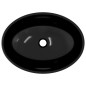 vidaXL Waschbecken Glas 50x37x14 cm Schwarz vidaXL Waschbecken Glas 50x37x14 cm Schwarz