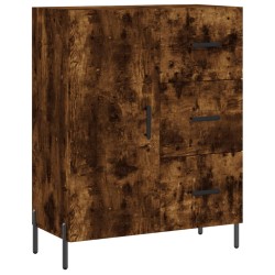 vidaXL Sideboard Räuchereiche 69,5x34x90 cm Holzwerkstoff