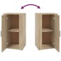 vidaXL Sideboard Sonoma-Eiche 40x33x70 cm Holzwerkstoff