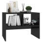 vidaXL Beistelltisch Hochglanz-Schwarz 60x40x45 cm Holzwerkstoff vidaXL Beistelltisch Hochglanz-Schwarz 60x40x45 cm Holzwerkstoff