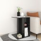 vidaXL Beistelltisch Hochglanz-Schwarz 60x40x45 cm Holzwerkstoff vidaXL Beistelltisch Hochglanz-Schwarz 60x40x45 cm Holzwerkstoff