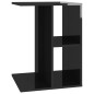vidaXL Beistelltisch Hochglanz-Schwarz 60x40x45 cm Holzwerkstoff vidaXL Beistelltisch Hochglanz-Schwarz 60x40x45 cm Holzwerkstoff