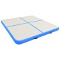 vidaXL Aufblasbare Gymnastikmatte mit Pumpe 200x200x15 cm PVC Blau vidaXL Aufblasbare Gymnastikmatte mit Pumpe 200x200x15 cm PVC Blau