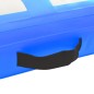 vidaXL Aufblasbare Gymnastikmatte mit Pumpe 200x200x15 cm PVC Blau vidaXL Aufblasbare Gymnastikmatte mit Pumpe 200x200x15 cm PVC Blau