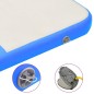 vidaXL Aufblasbare Gymnastikmatte mit Pumpe 200x200x15 cm PVC Blau vidaXL Aufblasbare Gymnastikmatte mit Pumpe 200x200x15 cm PVC Blau