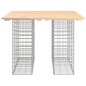 vidaXL Gartenbank aus Gabionen 100x102x72 cm Massivholz Kiefer vidaXL Gartenbank aus Gabionen 100x102x72 cm Massivholz Kiefer