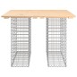 vidaXL Gartenbank aus Gabionen 100x102x72 cm Massivholz Kiefer vidaXL Gartenbank aus Gabionen 100x102x72 cm Massivholz Kiefer