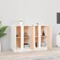 vidaXL Sideboard Weiß 120x35x80 cm Massivholz Kiefer vidaXL Sideboard Weiß 120x35x80 cm Massivholz Kiefer