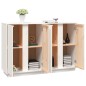 vidaXL Sideboard Weiß 120x35x80 cm Massivholz Kiefer vidaXL Sideboard Weiß 120x35x80 cm Massivholz Kiefer