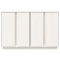 vidaXL Sideboard Weiß 120x35x80 cm Massivholz Kiefer vidaXL Sideboard Weiß 120x35x80 cm Massivholz Kiefer